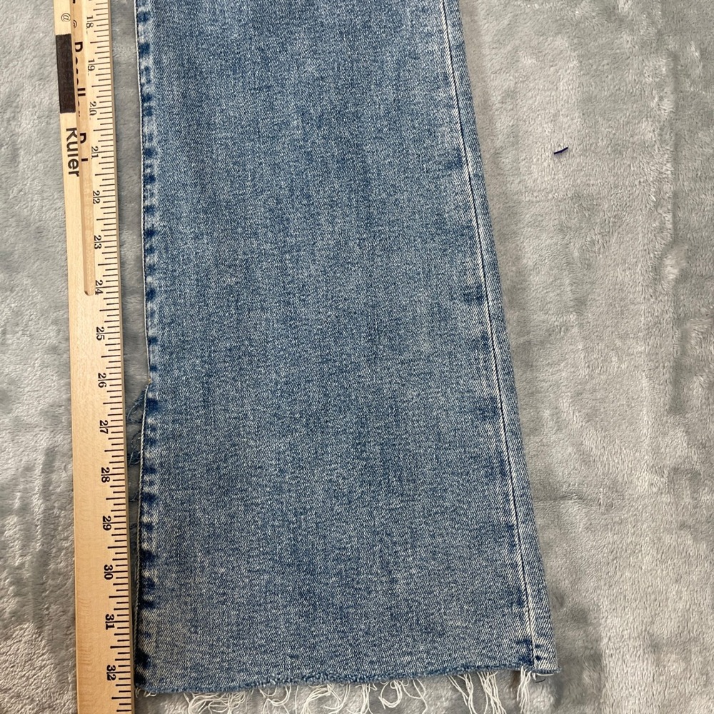 Joes Jeans Size 27 Hi Rise Honey Curvy Bootcut Medium Wash Raw Hem Denim View 3
